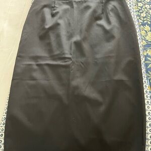 ANTONIO MELANI Classic Black Pencil Skirt